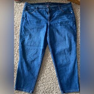 Gloria Vanderbilt Dark Blue Ankle Jeans